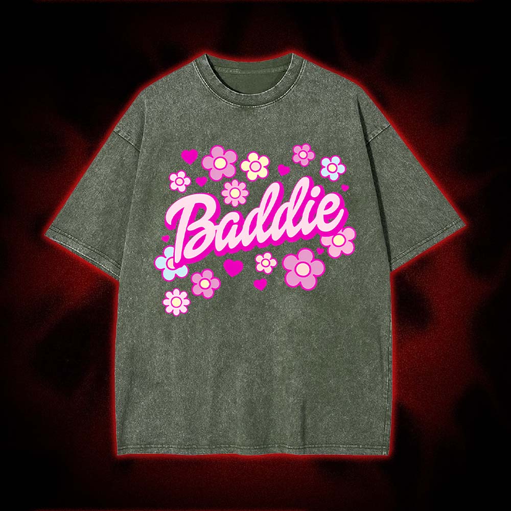 Baddie Washed Washed Tshirt