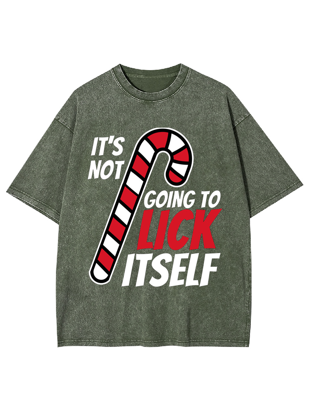 It's not going to lick itself Washed Tshirt