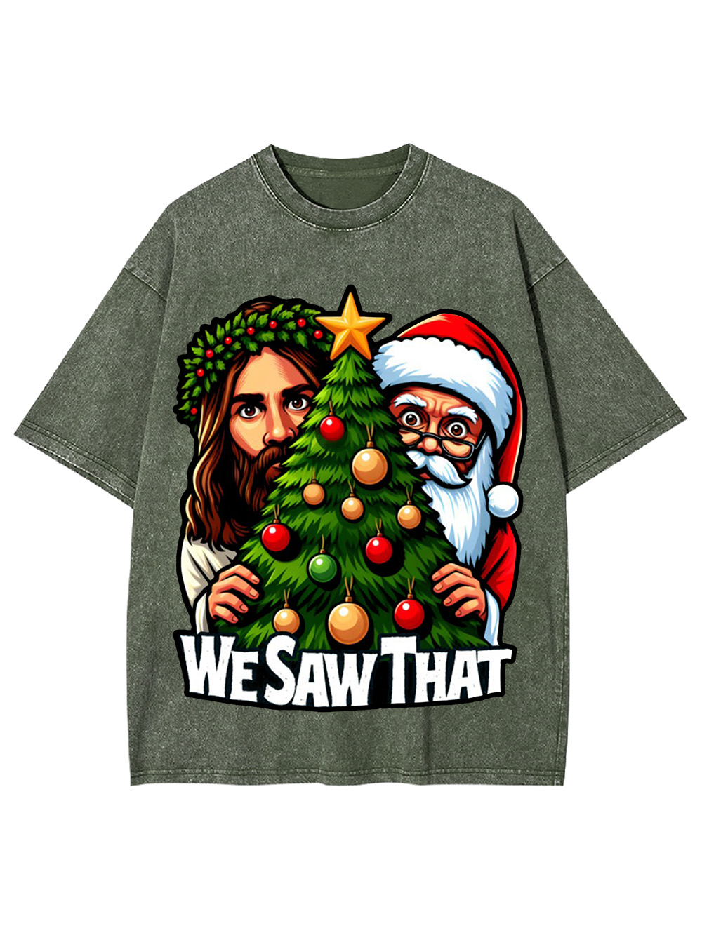 We Saw That Washed Tshirt