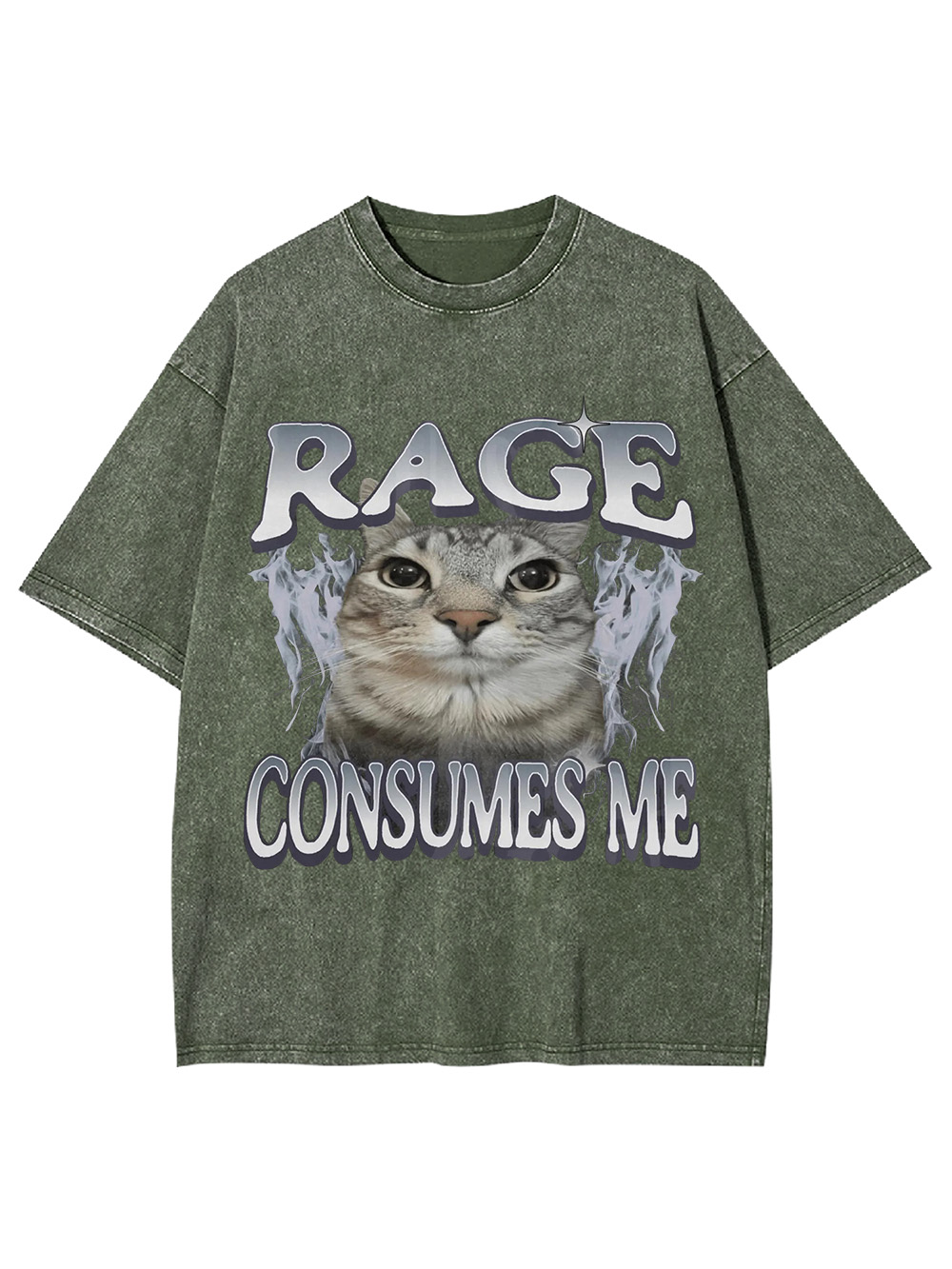 Rage Consumes Me Washed Tshirt