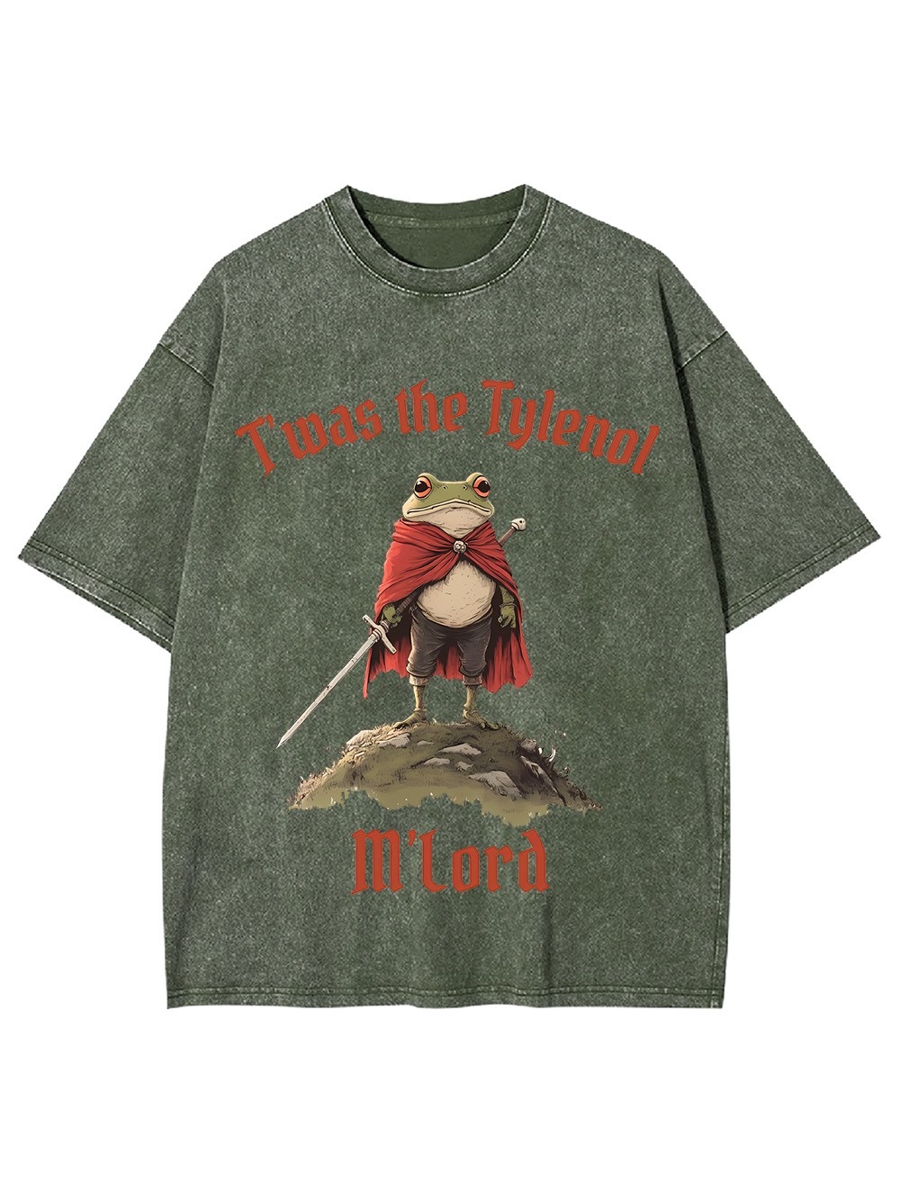 T'was the Tylenol M'lord Washed Tshirt