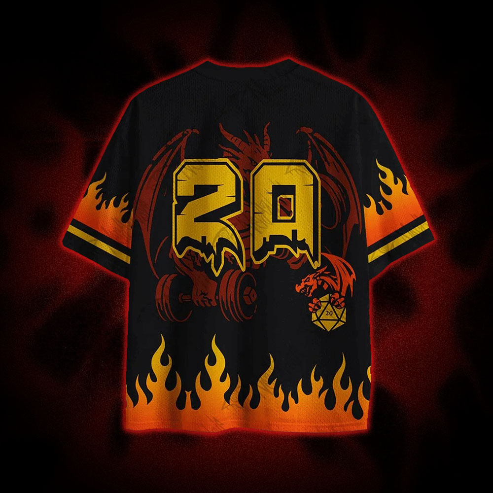 Dumbbells&Dragons Mesh Jersey