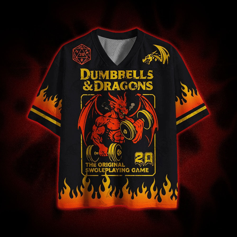 Dumbbells&Dragons Mesh Jersey