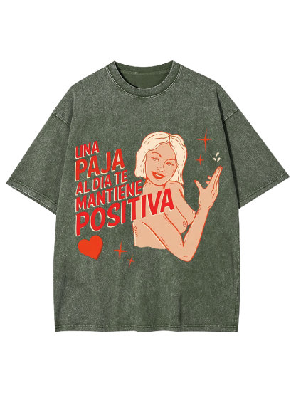 Daily Jerk, Daily Joy Y2K Washed Tee