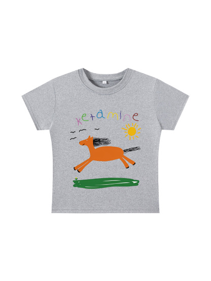 Ketamine Y2K Baby Tee