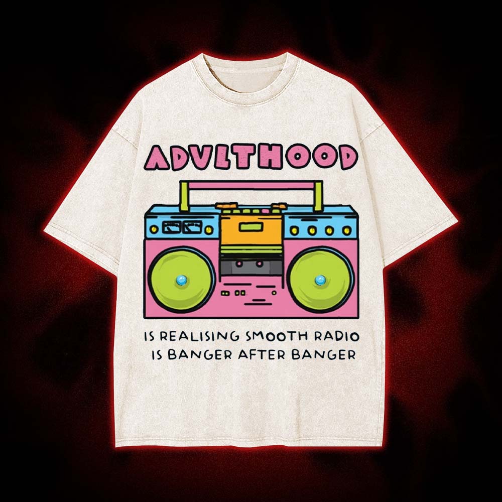 Adulthood Washed Tshirt