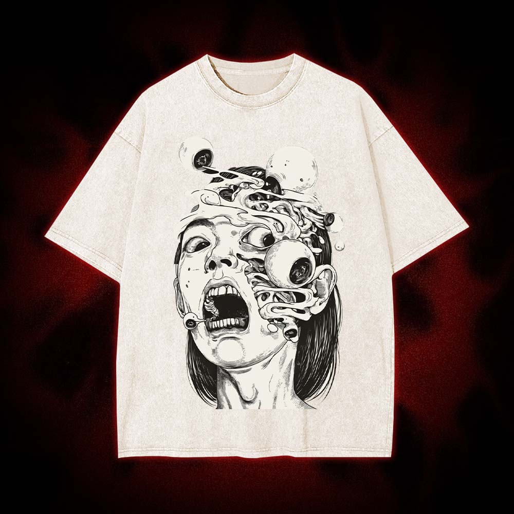 Melting Gaze Washed Tshirt