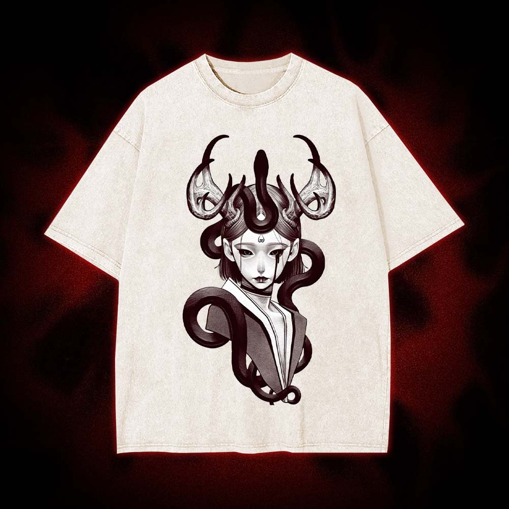 Serpent Tears Washed Tshirt