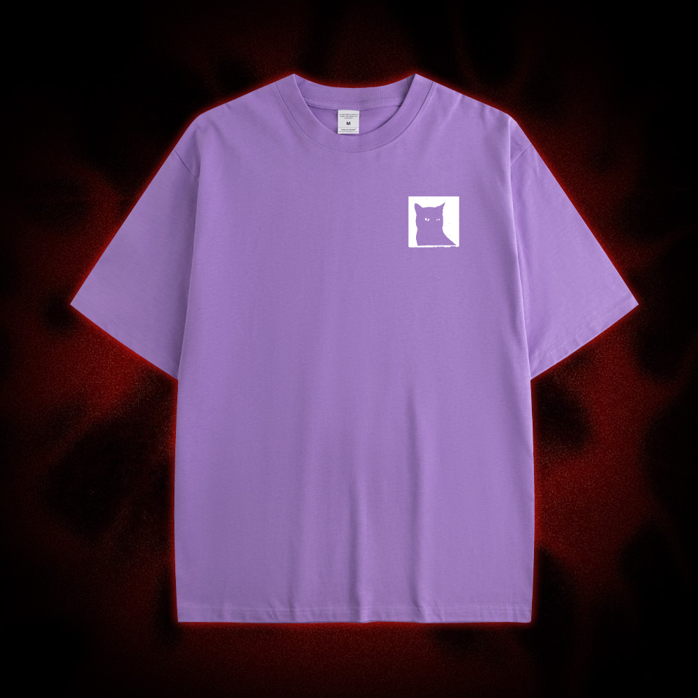 I Do Not Think Therefore I Do Not Am Double Sided Print Washed Tshirt