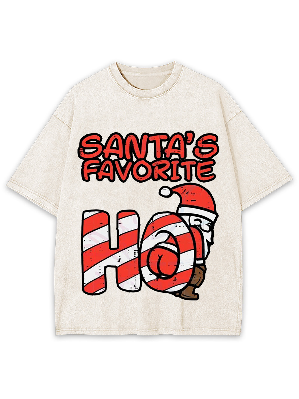 Santa's Favorite Washed Tshirt