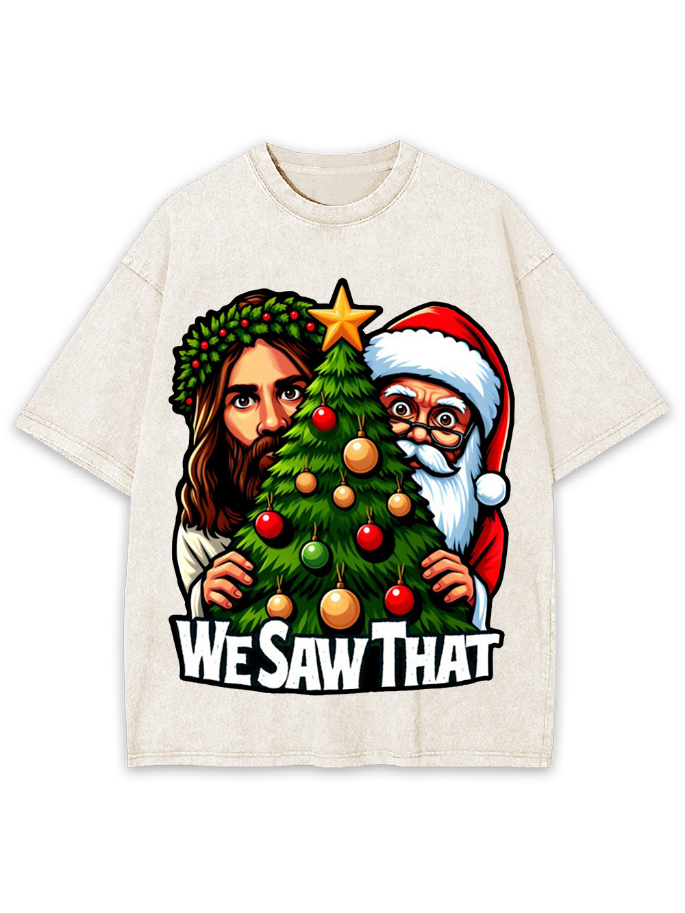 We Saw That Washed Tshirt