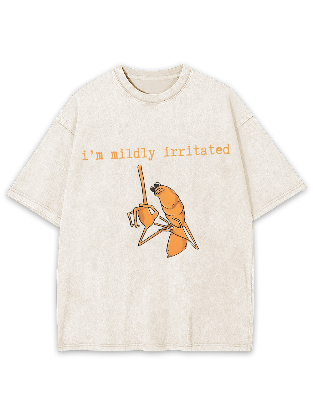 I'm Mildly Irritated Washed Tshirt