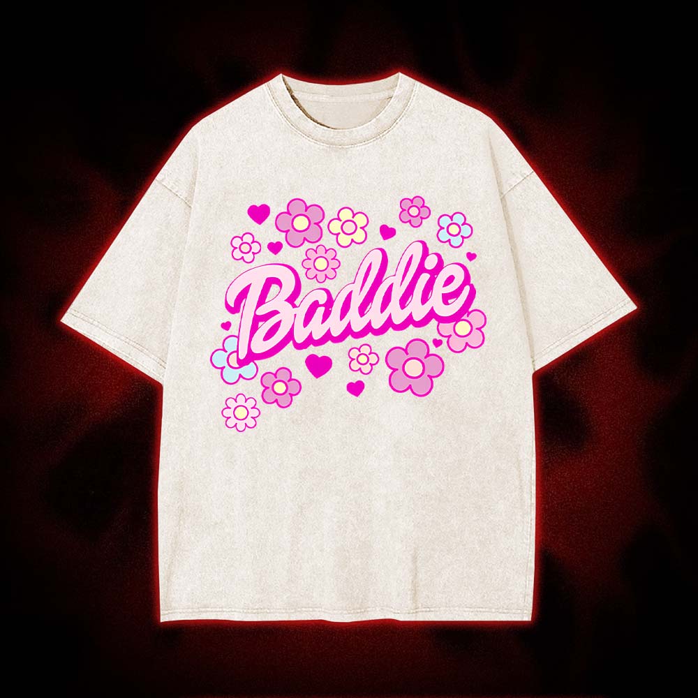 Baddie Washed Washed Tshirt