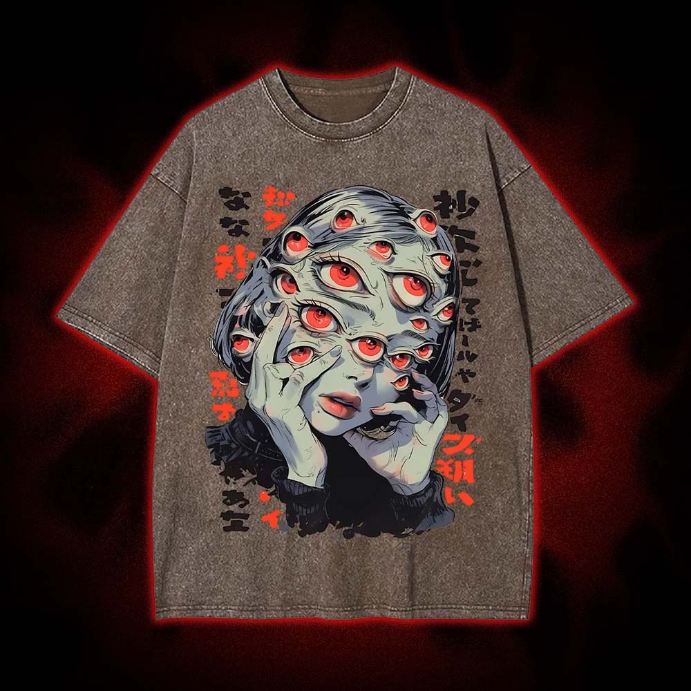 Thousand Eyes Gaze Washed Tshirt