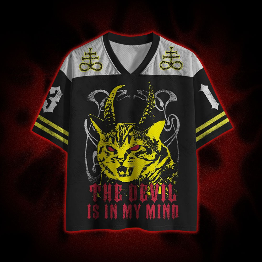 The Devil is in My Mind Mesh Jersey