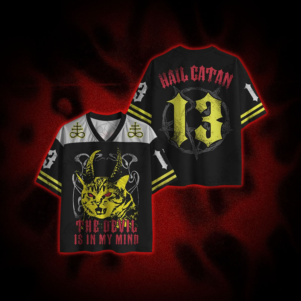The Devil is in My Mind Mesh Jersey
