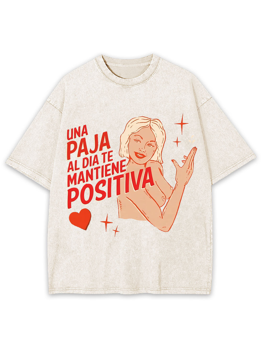 Daily Jerk, Daily Joy Y2K Washed Tee