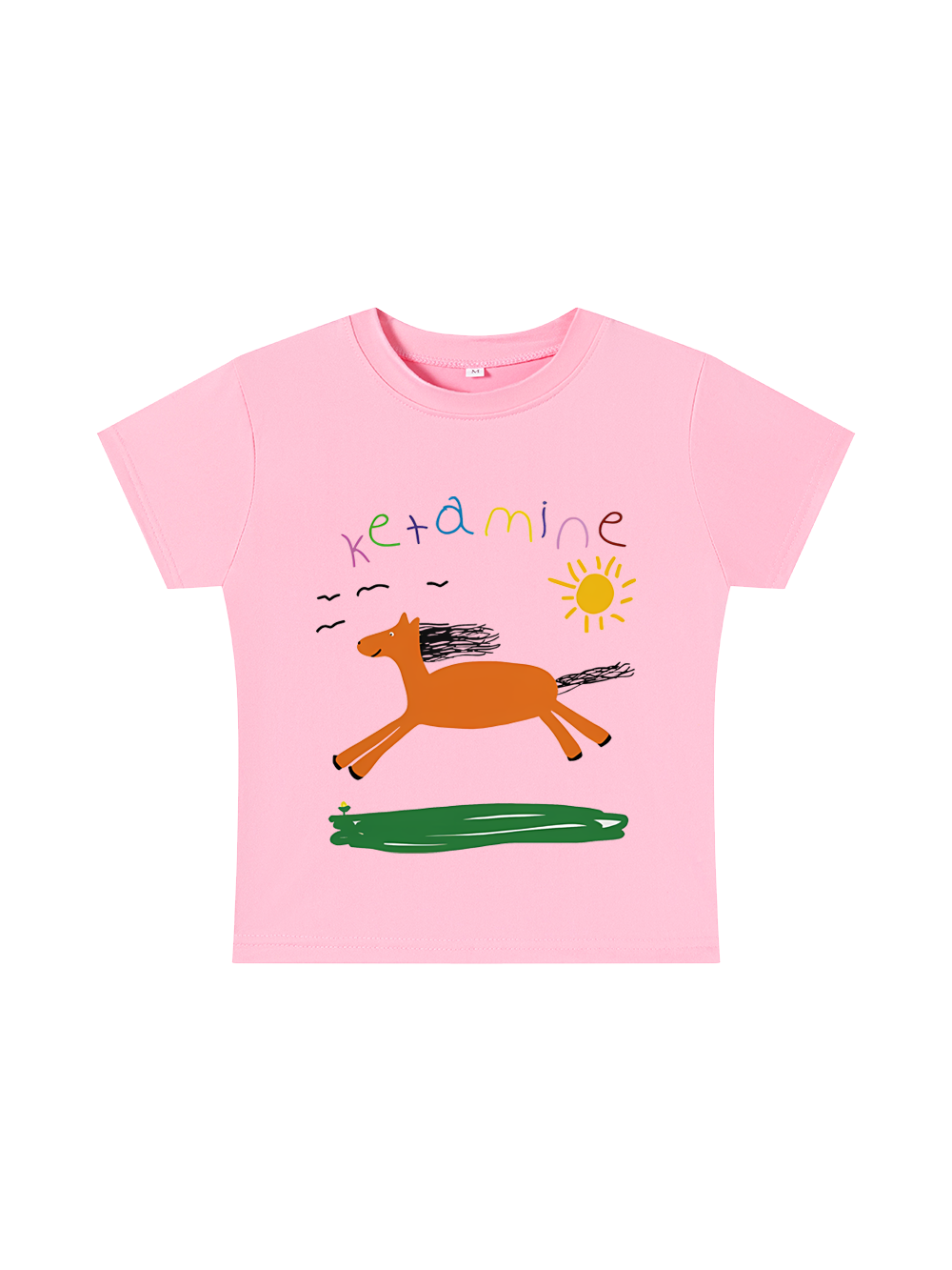 Ketamine Y2K Baby Tee