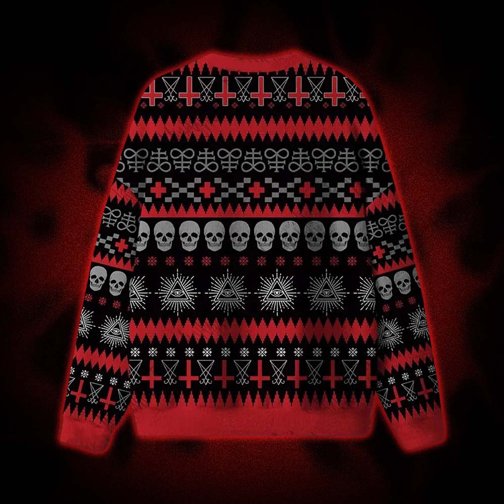 Satan Claus Ugly Sweatshirts