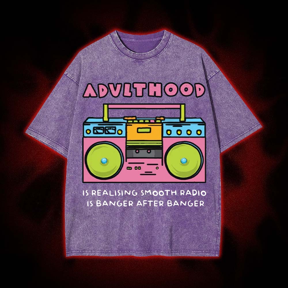 Adulthood Washed Tshirt
