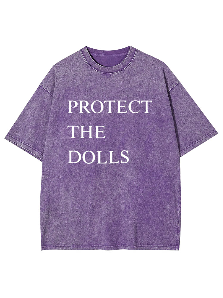 Protect The Dolls Y2K Washed Tee