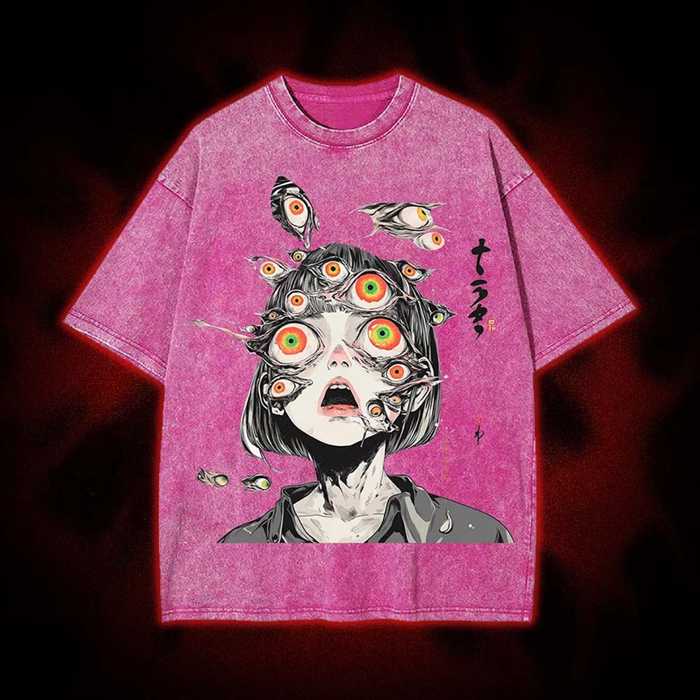 Multitude Of Gazes Washed Tshirt