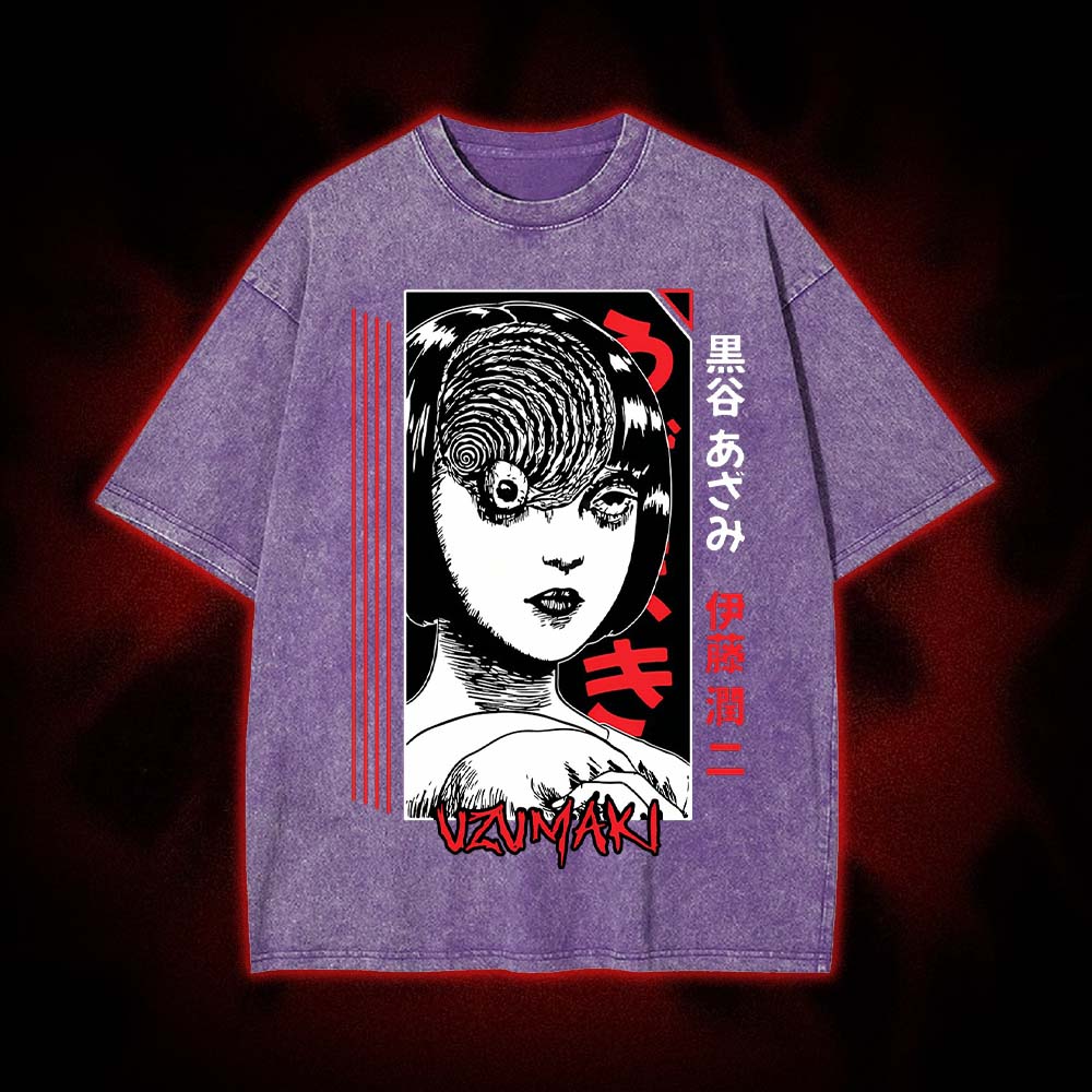 Uzumaki Gaze Washed Tshirt