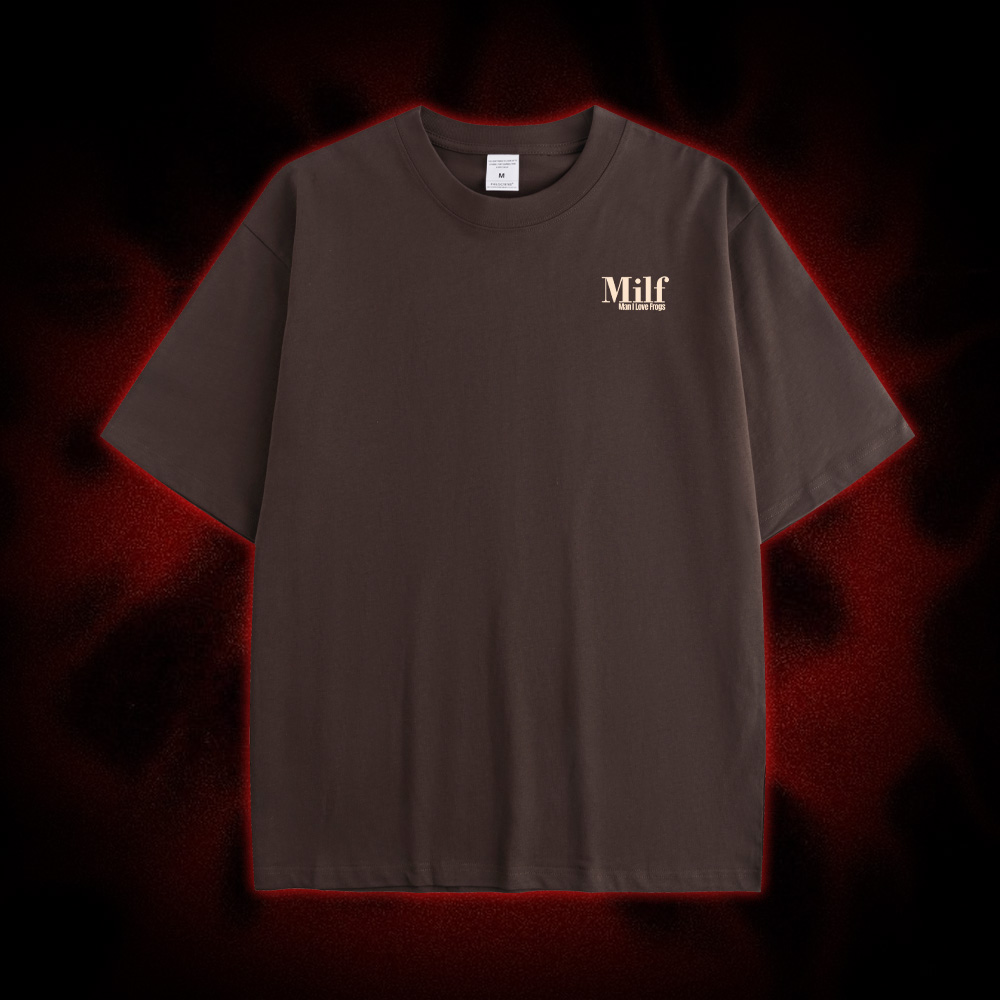 Man I Love Frogs Double Sided Print Washed Tshirt