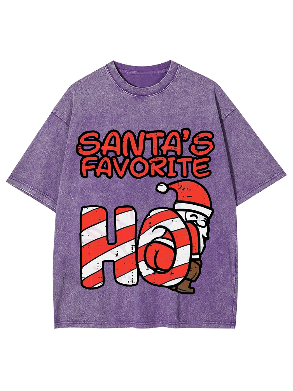 Santa's Favorite Washed Tshirt