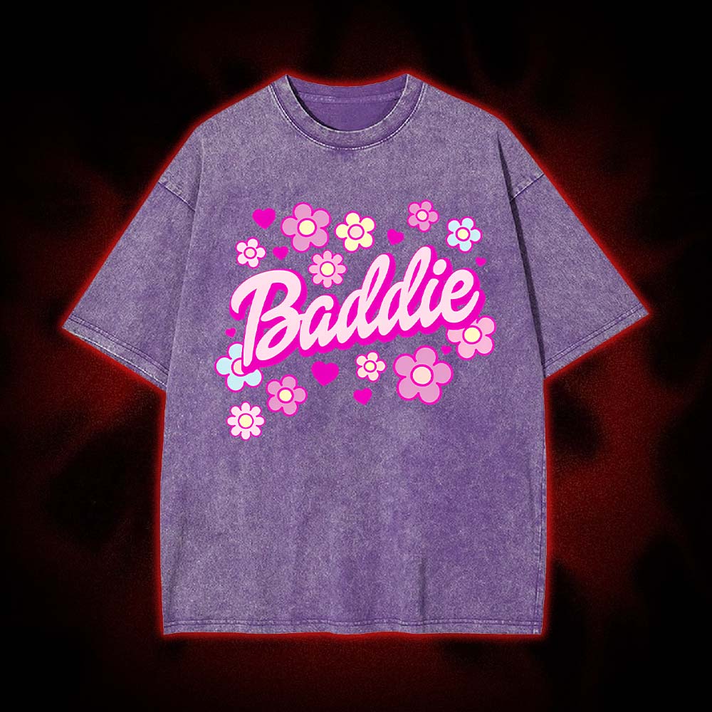 Baddie Washed Washed Tshirt