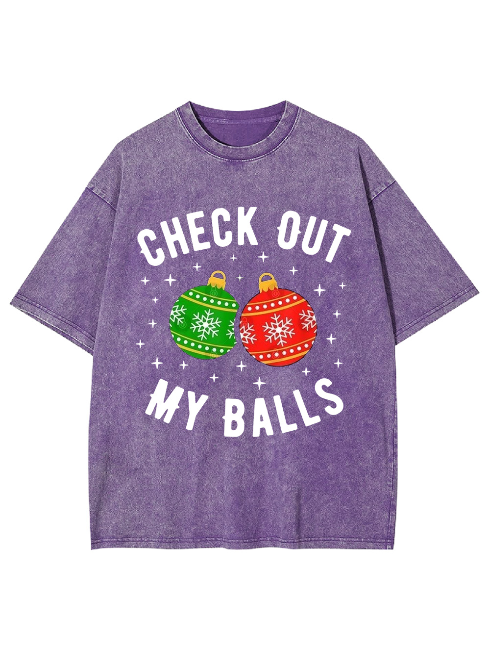 Check Out My balls Washed Tshirt