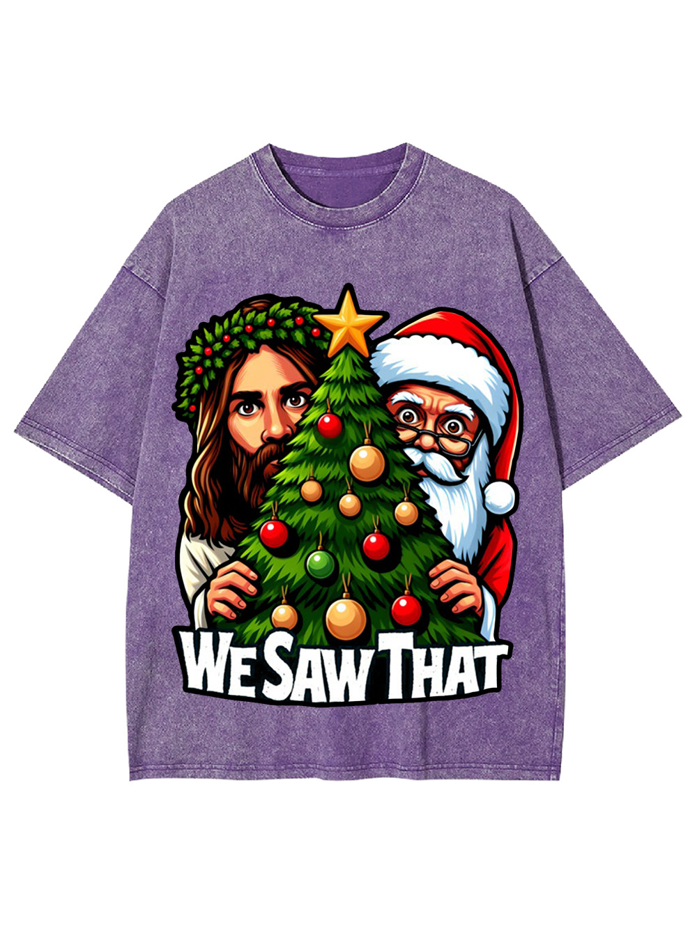 We Saw That Washed Tshirt