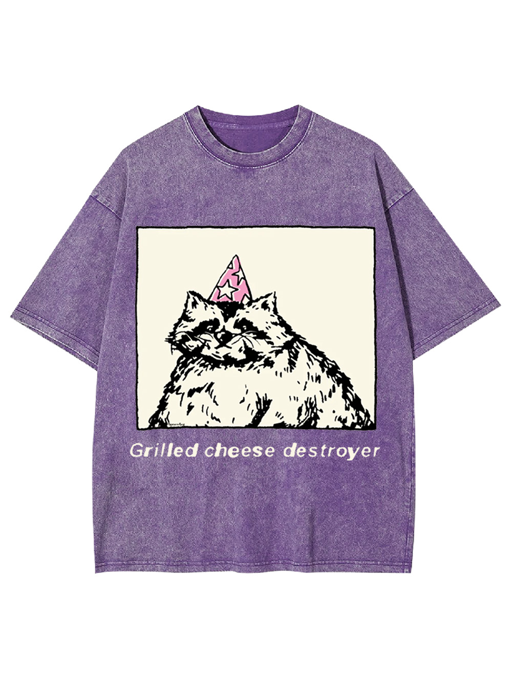 Grilled Cheese Destroyer Washed Tshirt