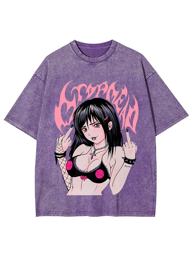 CyberDoll Rebellion Y2K Washed Tee