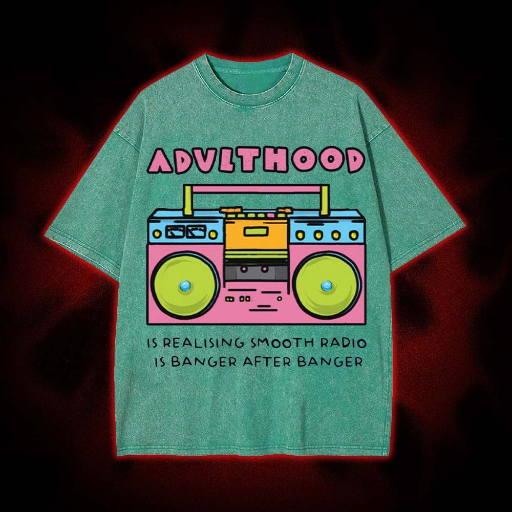 Adulthood Washed Tshirt