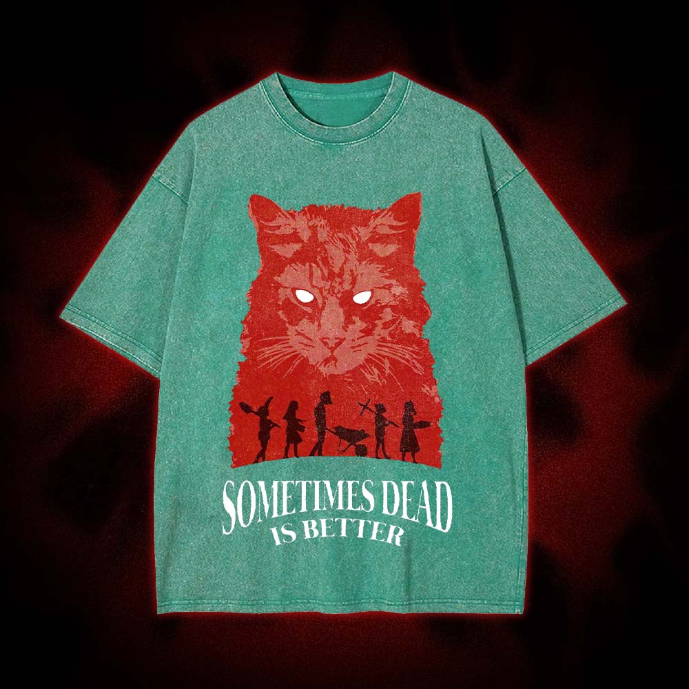 Dead Cat Wisdom Washed Tshirt