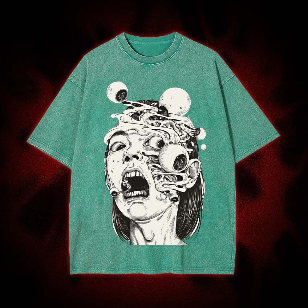 Melting Gaze Washed Tshirt