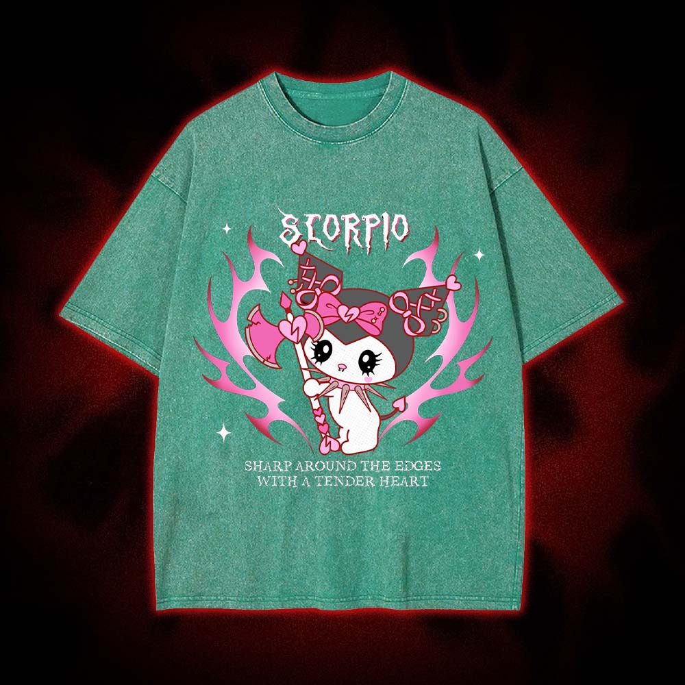 Sharp Edges, Soft Heart Washed Tshirt