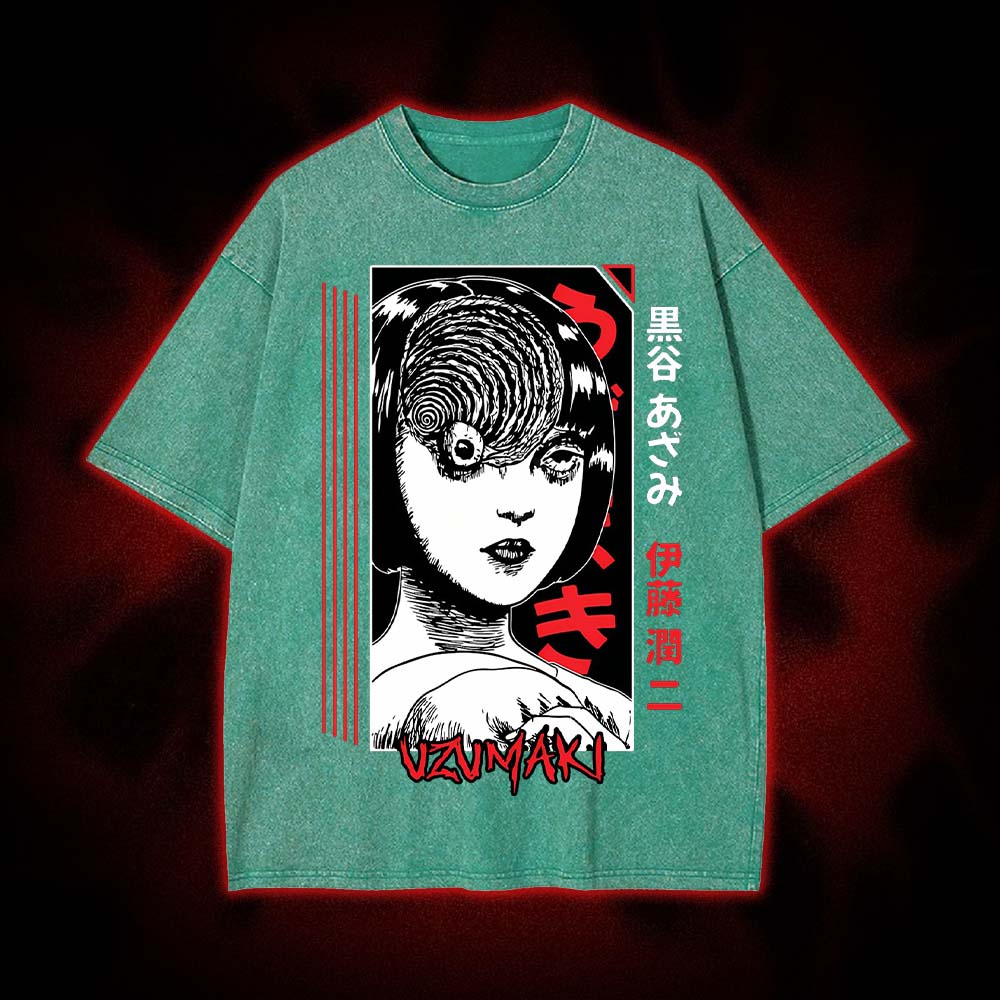 Uzumaki Gaze Washed Tshirt