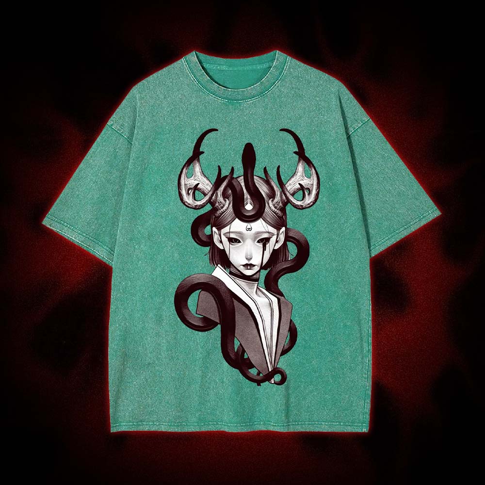 Serpent Tears Washed Tshirt
