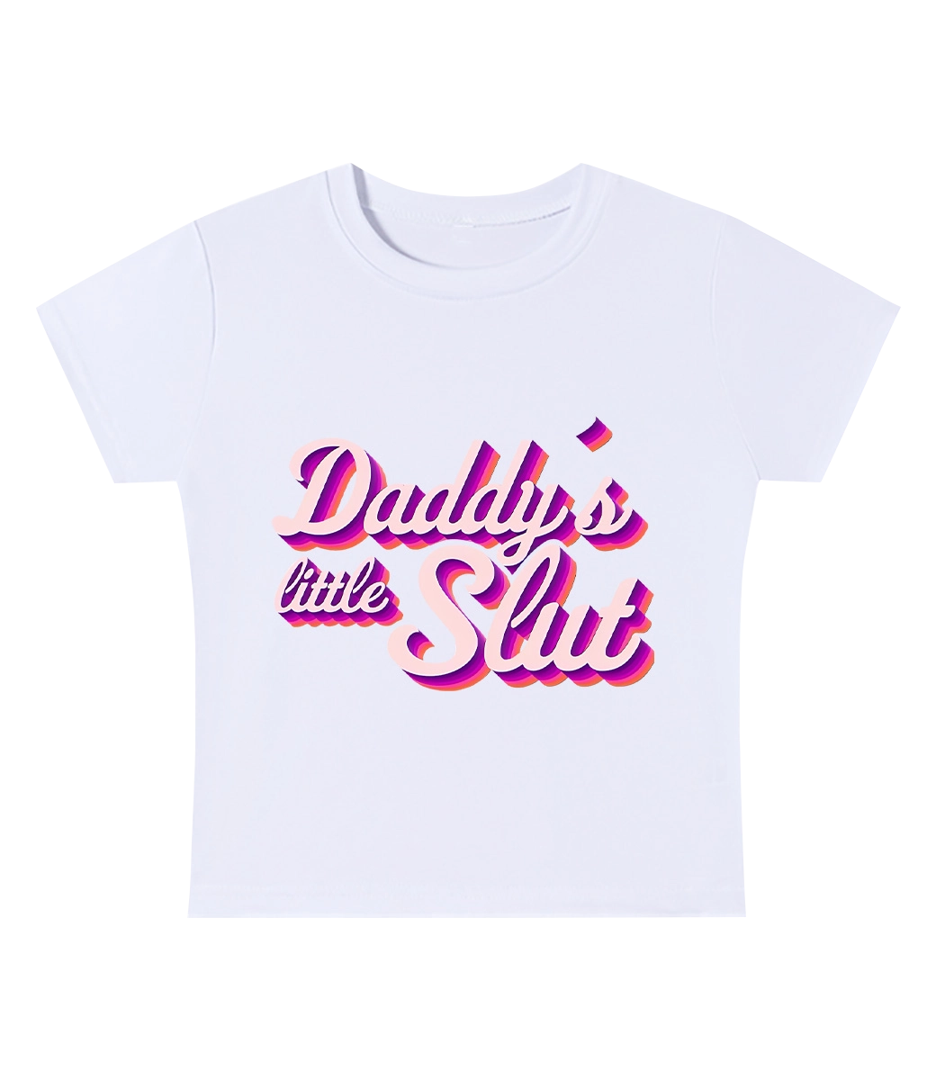 Daddy's Little Slut Baby Tee