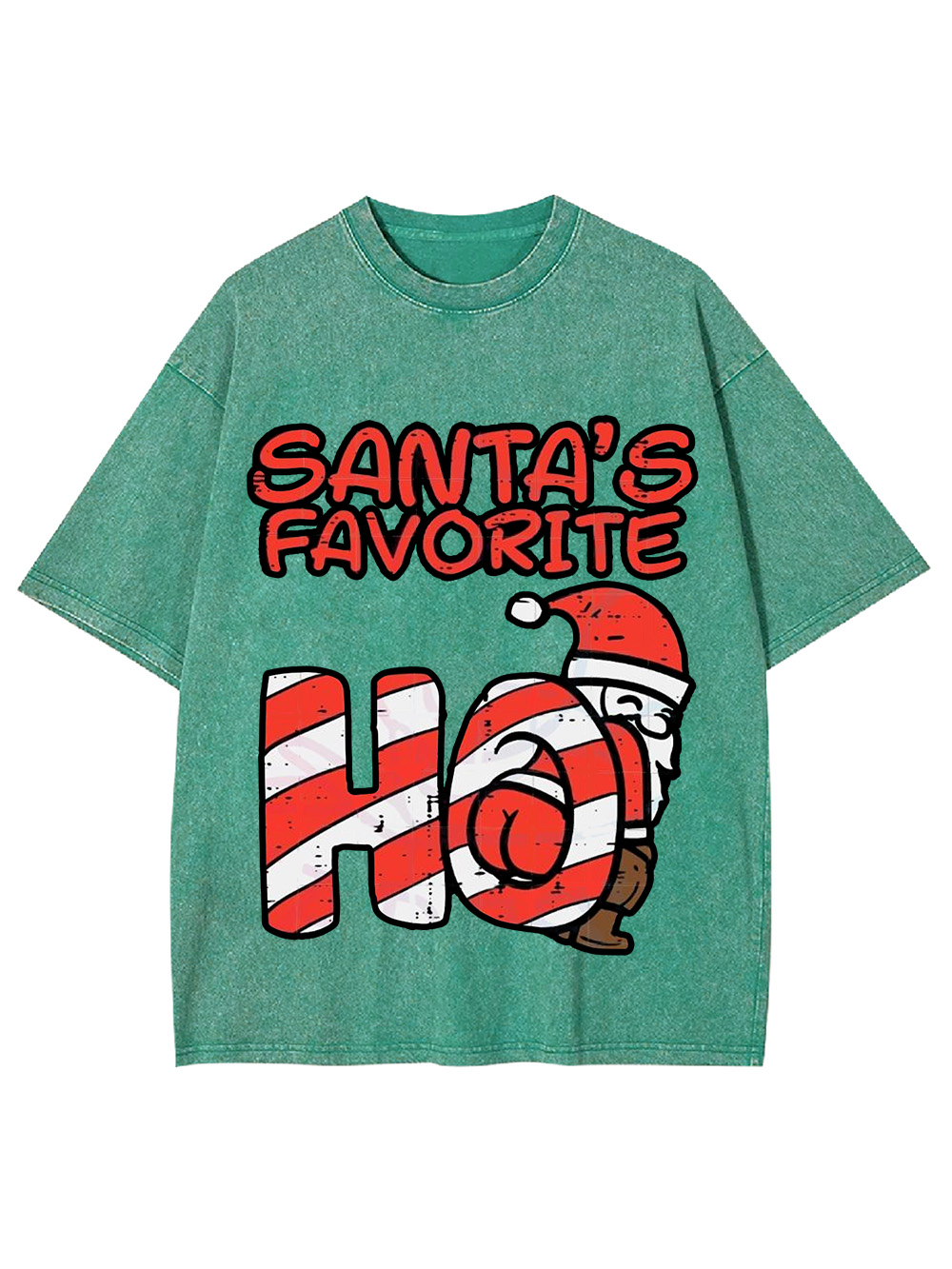 Santa's Favorite Washed Tshirt
