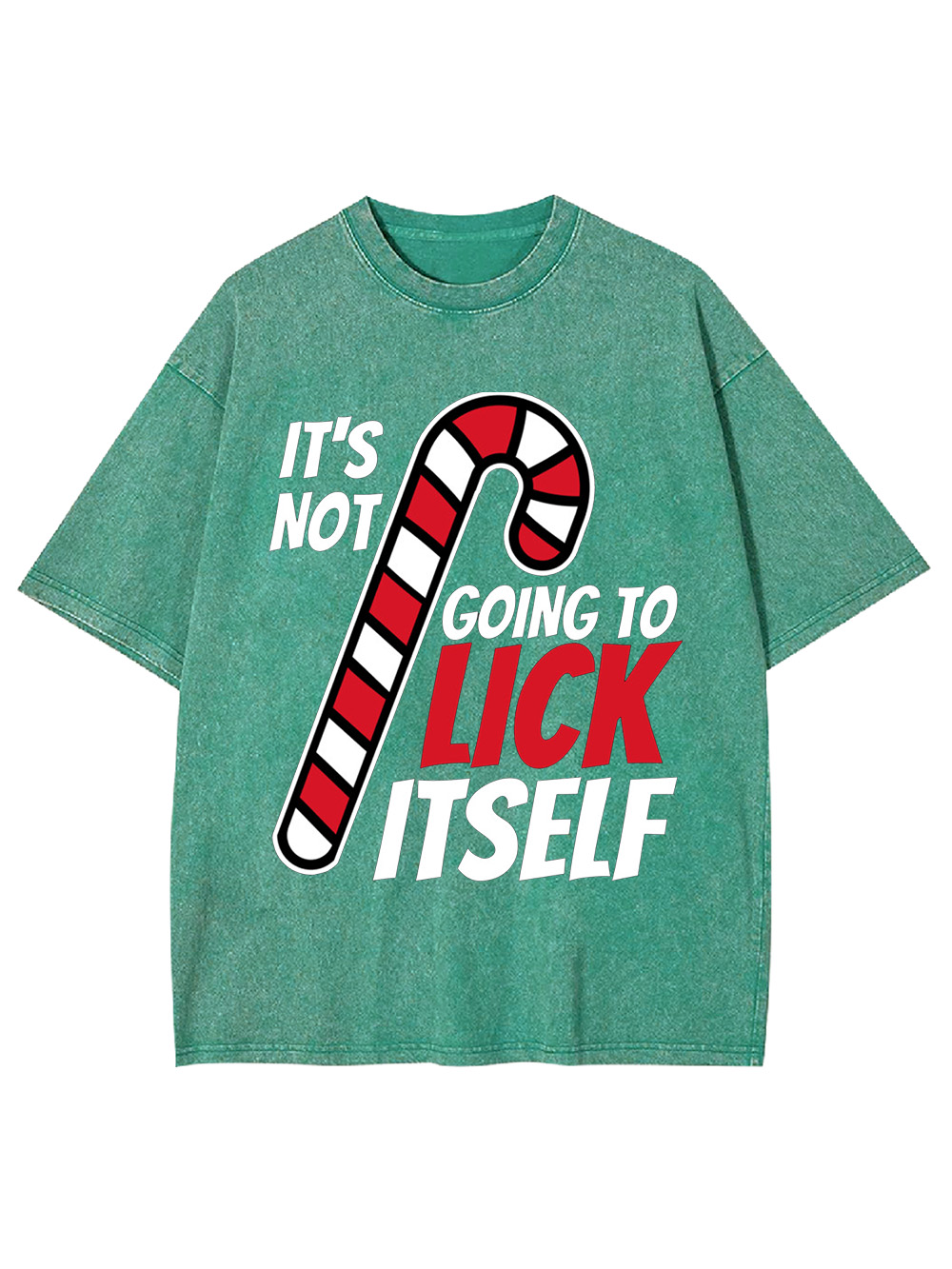 It's not going to lick itself Washed Tshirt