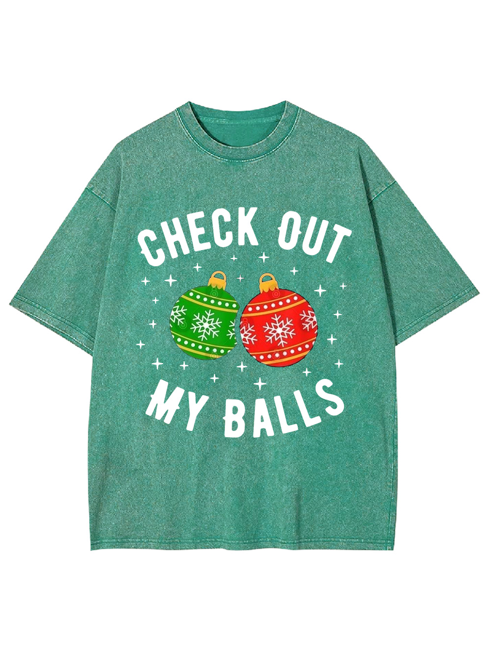Check Out My balls Washed Tshirt