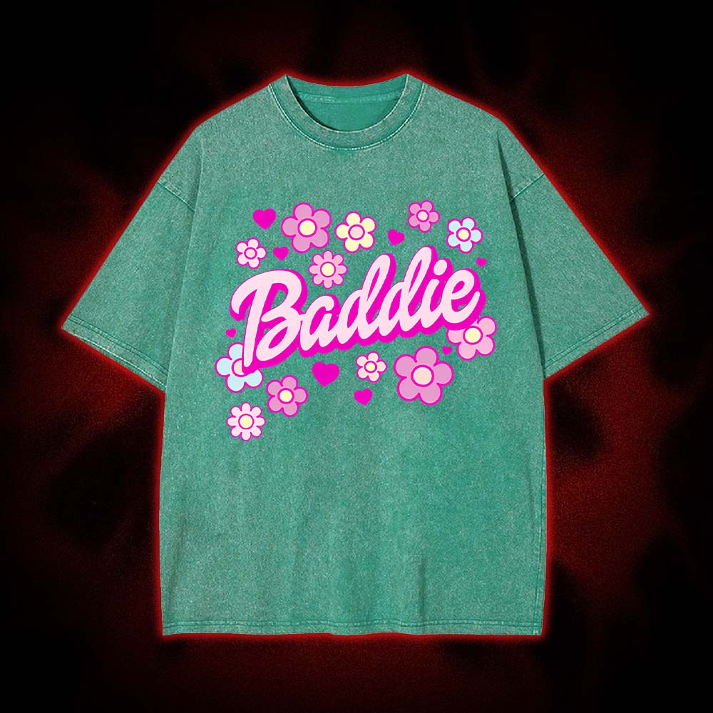 Baddie Washed Washed Tshirt