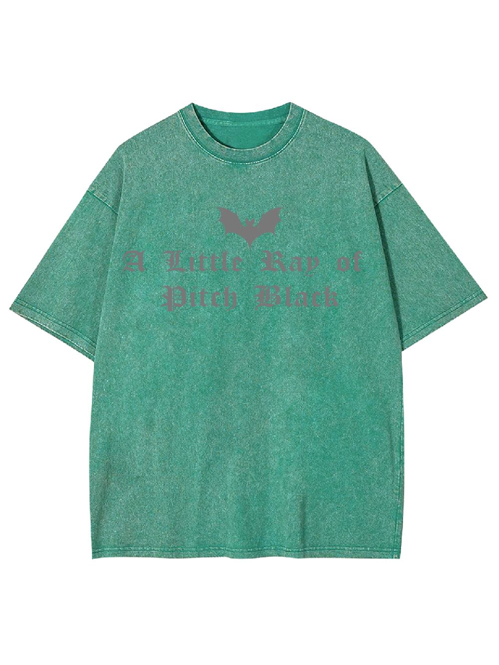 A Little Ray of Pitch Black Washed Tshirt