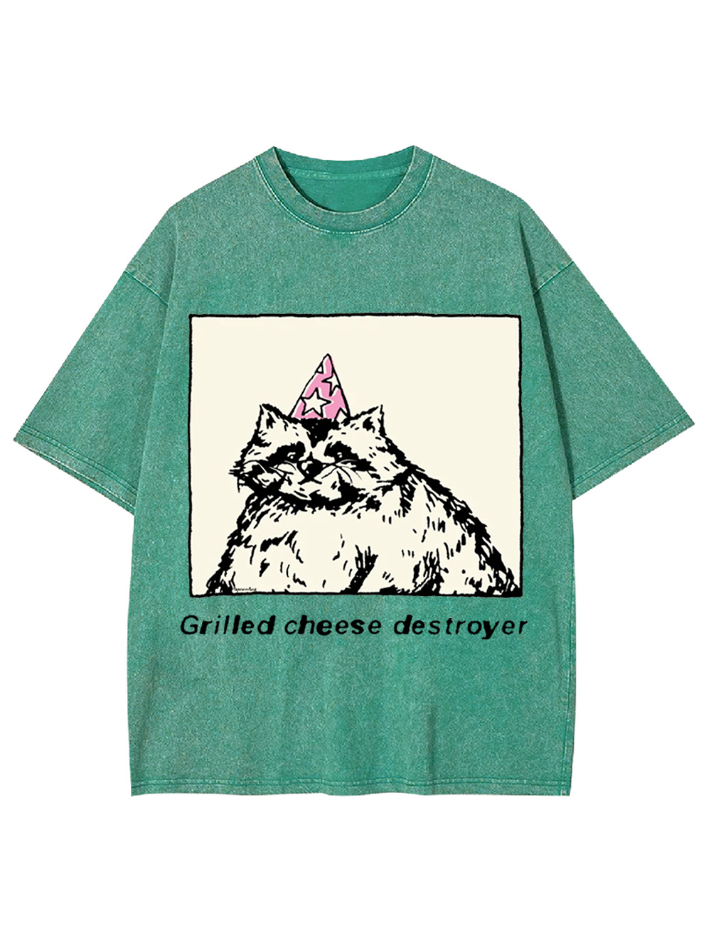 Grilled Cheese Destroyer Washed Tshirt