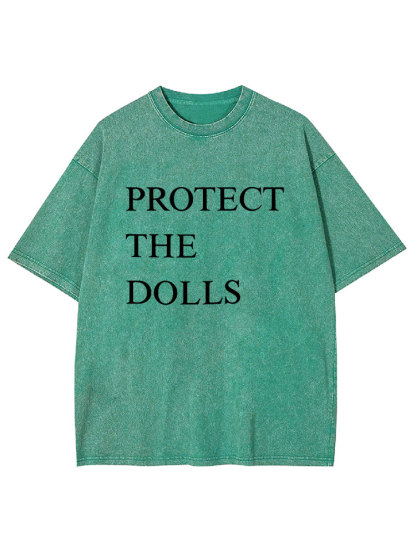 Protect The Dolls Y2K Washed Tee