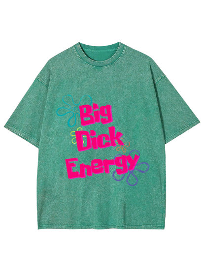 Big Di*k Energy Y2K Washed Tee
