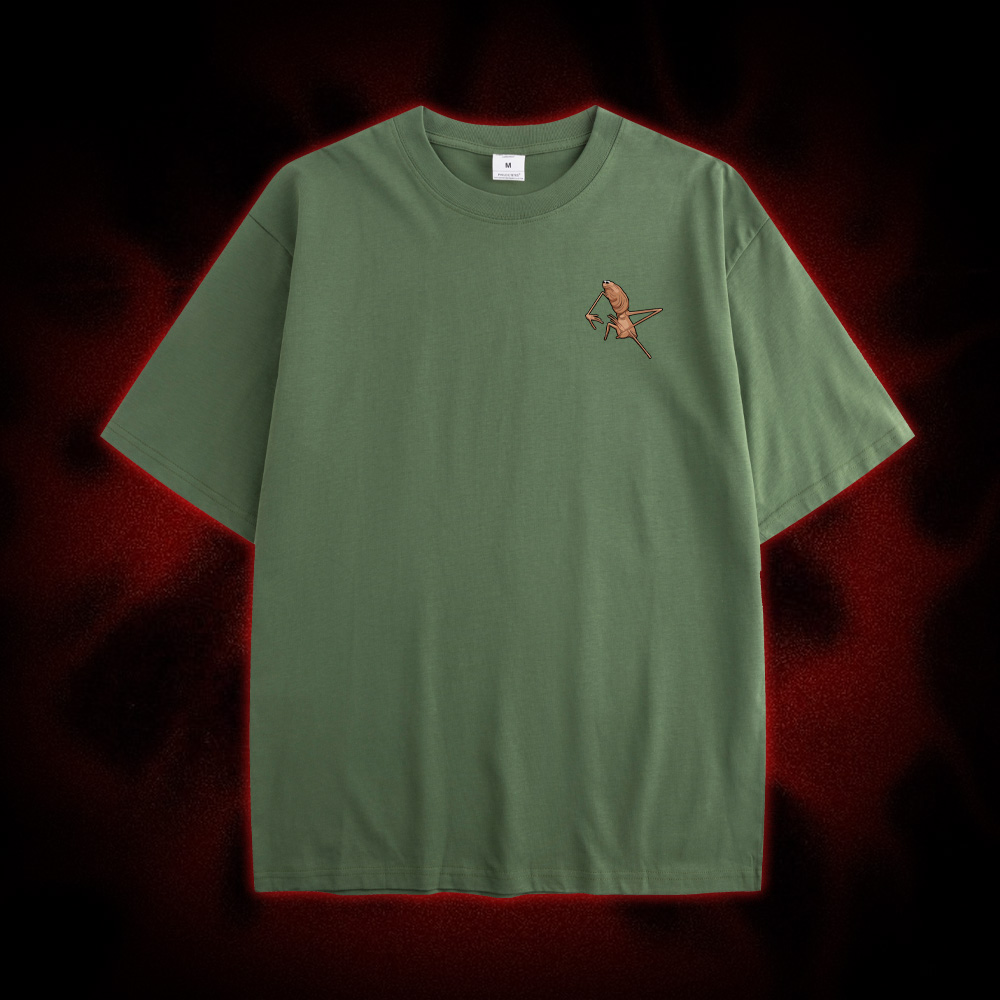 I Don't Like This Rock Double Sided Print Washed Tshirt